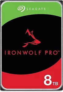 NEW Seagate IronWolf Pro ST8000NT001 Hard Drive 8TB 7200 RPM 256MB SATA 6Gbs - Picture 1 of 5