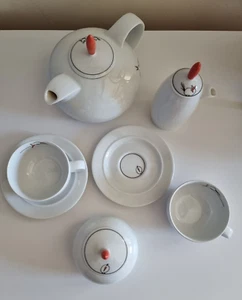 Teeservice von Henneberg Porzellan Happy Bird Eschenbach Illmenau 7teilig - Bild 1 von 7