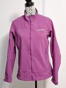 Patagonia Polartec Soft Shell Jacket Women's Size Large Rubyllite Color Mauve - Picture 1 of 18
