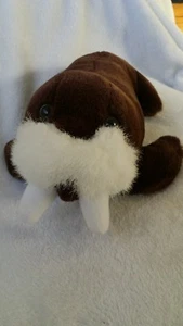 Braunes Walross Sea World Plüschtier Stofftier  - Bild 1 von 7