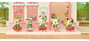 Sylvanian Families Fresa Bebé Conjunto Muñeca Figura Calico Critters Época Japón - Imagen 1 de 6