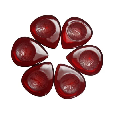50 piezas selecciones de guitarra Alice estándar de gota de agua de 2 mm rojas de 30x25 mm Foto 1 de 4