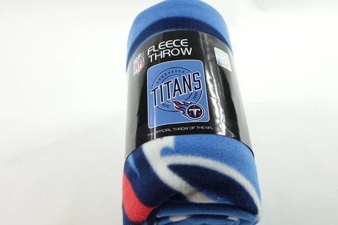 NFL Tennessee Titans Fleece Throw Blanket, 50" x 60", Campaign Cover
