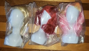 Lot of 3 NEW #Snapstar Hair Style Doll Replacement Wigs *Wig & Comb Only* - Picture 1 of 8