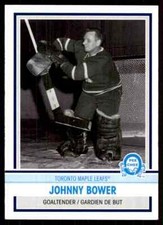 2009-10 O-PEE-CHEE RETRO JOHNNY BOWER TORONTO MAPLE LEAFS #587