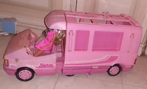 BARBIE CAMPER MAGIC VAN 1989 MATTEL CON 4 BAMBOLE DOLLS KEN LOTTO VINTAGE - Foto 1 di 20
