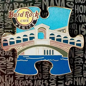 2021 HARD ROCK CAFE VENICE RIALTO BRIDGE PUZZLE PIECE LE PIN - Picture 1 of 1