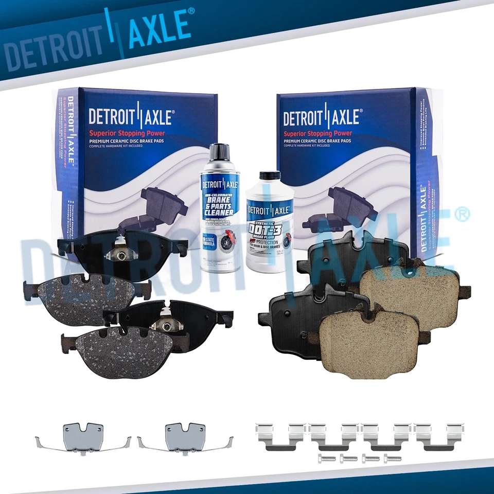 Front Rear Ceramic Brake Pads for BMW 650i 550i 650i Gran Coupe 550i xDrive - Image 1 of 4