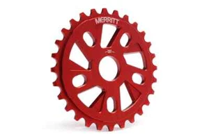 Merritt Ackerman BMX Bike Sprocket Freestyle 6061 Aluminum (Red) - Picture 1 of 1