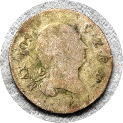 elf Germany Bavaria Kingdom 3 Kreuzer 1805  Silver  Napoleonic Wars - Image 1 of 2