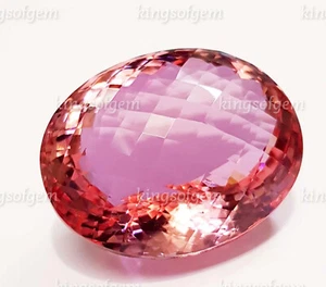 Loose Gemstone 255 Ct Alexandrite Color Changing Oval Shape Checkerboard Cut - Picture 1 of 7
