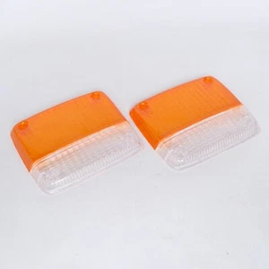 Fit For TOYOTA LAND CRUISER FJ40 FJ45 BJ40 BJ42 HJ45 FRONT TURN SIGNAL LENS PAIR - Picture 1 of 7