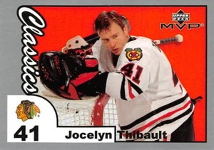 2002-03 Upper Deck MVP Classics #41 Jocelyn Thibault - Picture 1 of 2