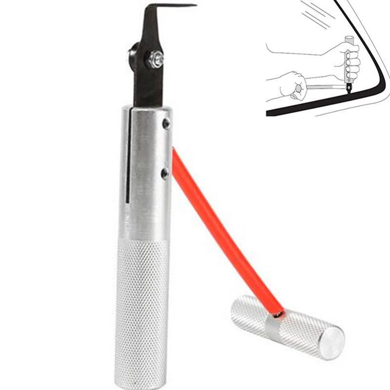 Kit de herramientas de reparación de eliminación de vidrio de viento sello de goma para ventana de parabrisas de automóvil portátil Foto 1 de 4