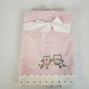Little Me: Pink Owl Baby Blanket - Picture 1 of 4