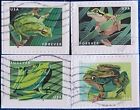 US Stamps 2019 Frogs On Paper Set of 4 Forever Used  #5395-5398