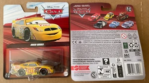 Disney Pixar Cars Brush Curber Fiber Fuel 2024 Diecast NEW Clear Red Card SAVE10 - Picture 1 of 1