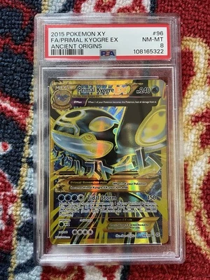 Primal Kyogre EX #96 Pokemon Ancient Origins PSA 8 - Image 1 of 2