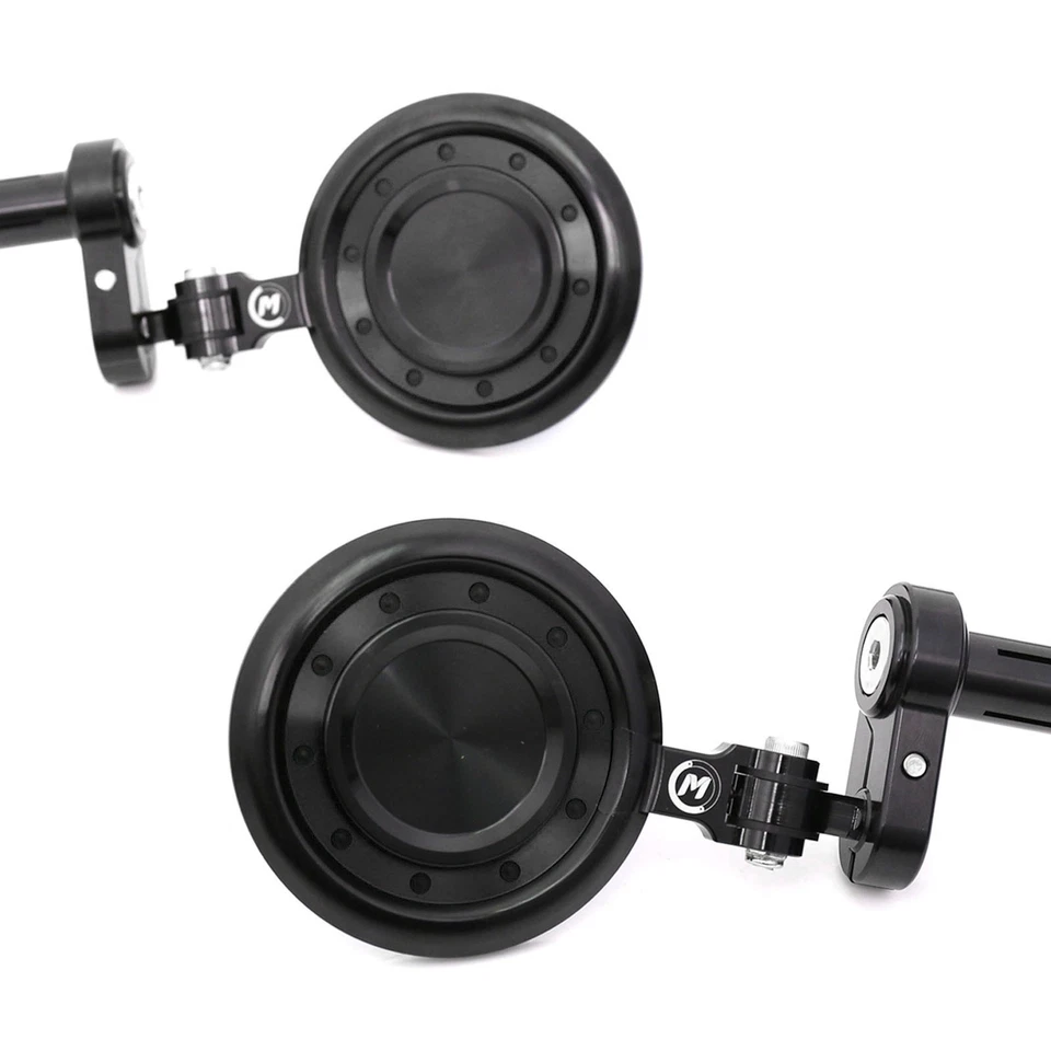 Espejos retrovisores de extremo de barra de motocicleta REACTOR NEGRO para Yamaha FJR 1300 2003-2015 Foto 1 de 4