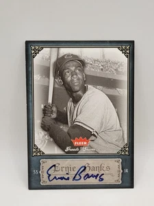 2006 Fleer Greats of the Game - Ernie Banks #34 Autogramme (AU) - Bild 1 von 2
