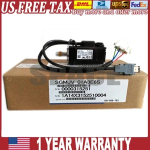 1PC New Yaskawa SGMJV-01A3E6S Servo Motor SGMJV01A3E6S - Picture 1 of 4