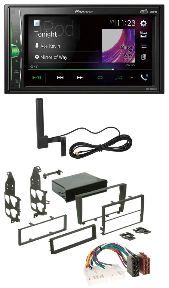Pioneer MP3 DAB AUX 2DIN Bluetooth Autoradio für Lexus IS 300 (2001-2005) - Bild 1 von 4