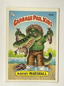 1986 Topps GPK Series 3 #100b Marshy Marshall 2 Star** Candy Store Owner EX/NM - Picture 1 of 2
