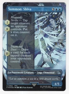 Magic The Gathering Final Fantasy Foil poco común #0362 Summon Shiva - Imagen 1 de 1