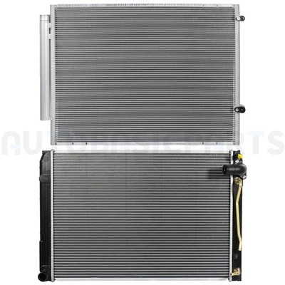 For 2005-2006 Toyota Sienna 3.3L Aluminum Radiator & AC Condenser Cooling Kit - Image 1 of 4