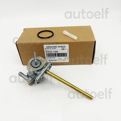 Válvula de tanque de combustible de gasolina OEM Petcock 51023-1390 para Kawasaki 1987-2018 KLR650 650 EE. UU. Foto 1 de 2