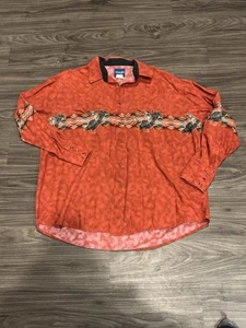 Wrangler Checotah Vintage Western Shirt XXL Pearl Snap Cowboy Rodeo Bull Rider - Picture 1 of 4