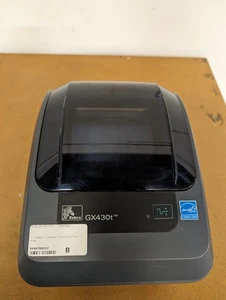 IMPRESORA TÉRMICA DE ETIQUETAS ZEBRA GX430T GX43-102410-000 CON ADAPTADOR AC - Imagen 1 de 5