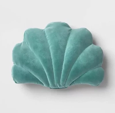 NUEVO Cojín de almohada de felpa Threshold 20”x15” verde con carcasa exterior novedad Foto 1 de 4