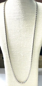 Lady Remington Necklace Silver Tone Popcorn Chain Lot 66 - Picture 1 of 3