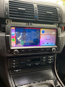 Android 13 CarPlay Car Stereo Radio For BMW 3-series E46 M3 1998-2006 GPS BT - Foto 1 di 23
