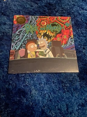 Rick and Morty - Soundtrack / Dark Green & Blue Vinyl LP / Sealed - Image 1 of 4