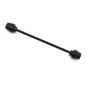 Black Front Wheel Fork Slider Protector For ZX6R NINJA 25 24 23 22 21 20 19 - Picture 1 of 10