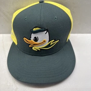 Nike Oregon Ducks Hat Dri-Fit Nike True Duck Mascot Green Yellow Cap NCAA - Picture 1 of 10