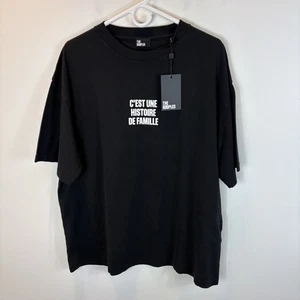 NWT The Kooples C’est Une Histoire Famille T Shirt Sz L - Picture 1 of 7
