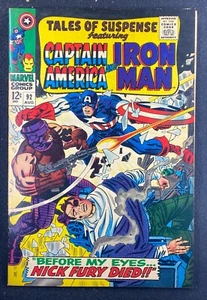 Tales of Suspense (1959) #92 VF- (7.5) 1st App Half-Face Jack Kirby Gene Colan - Picture 1 of 2