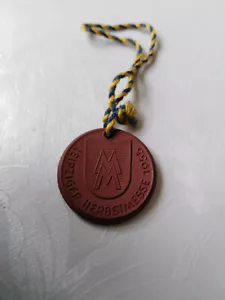DDR LEIPZIGER HERBSTMESSE 1955 Böttger Porzellan ? DM 2,8 cm - Bild 1 von 2