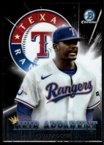 2022 Bowman Chrome Draft Heir Apparent Kumar Rocker #HA-3 - Picture 1 of 2