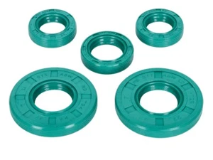 Wellendichtringsatz Schmitt Evolution FKM grün mit Drallrichtung für Simson S50, - Bild 1 von 1