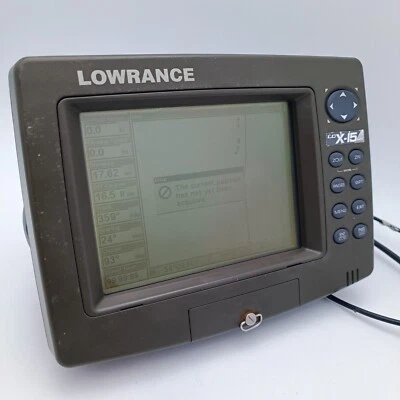 Lowrance LCX-15 MT Fishifinder GPS Chart Plotter Fishing Graph Sonar LCX 15 - Image 1 of 4