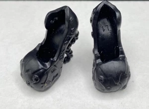 Monster High  Wydowna Spider I Love Fashion Black Heels Replacement Shoes Only - Bild 1 von 6