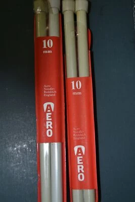 10mm (000 gauge) AERO Knitting Needles - choose length - Image 1 of 2