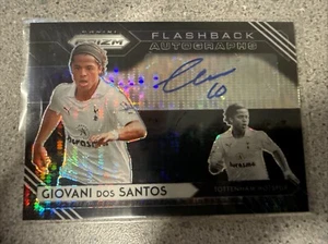 2020-21 Panini Prizm Tottenham Giovanni dos Santos 1/1 Auto Flashback - Picture 1 of 2