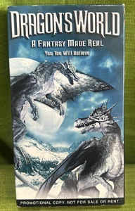 Dragon’s World - A Fantasy Made Real - VHS Promotional Copy 2005 Animal Planet - Picture 1 of 3