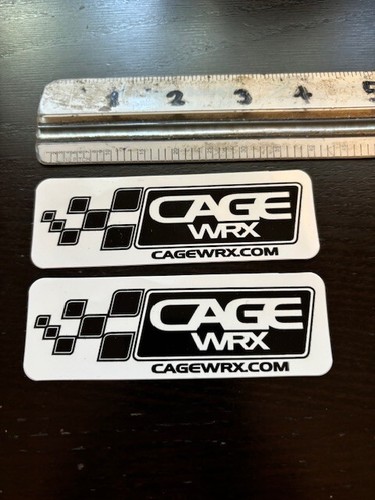 Cage WRX Racing Sticker 4X1 | eBay