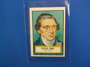 1952 Topps Look n See # 17 Patrick Henry EX - Picture 1 of 2